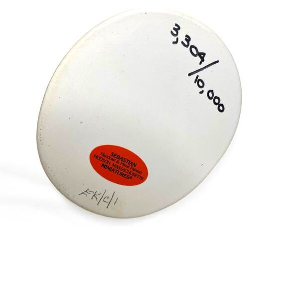 1980 Sebastian Miniatures Figurine Girl Sailboat 3 Inch Numbered - Picture 6 of 6